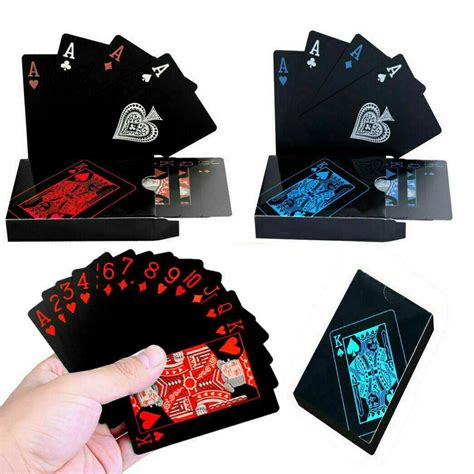 jumbo plastic poker playing cards
